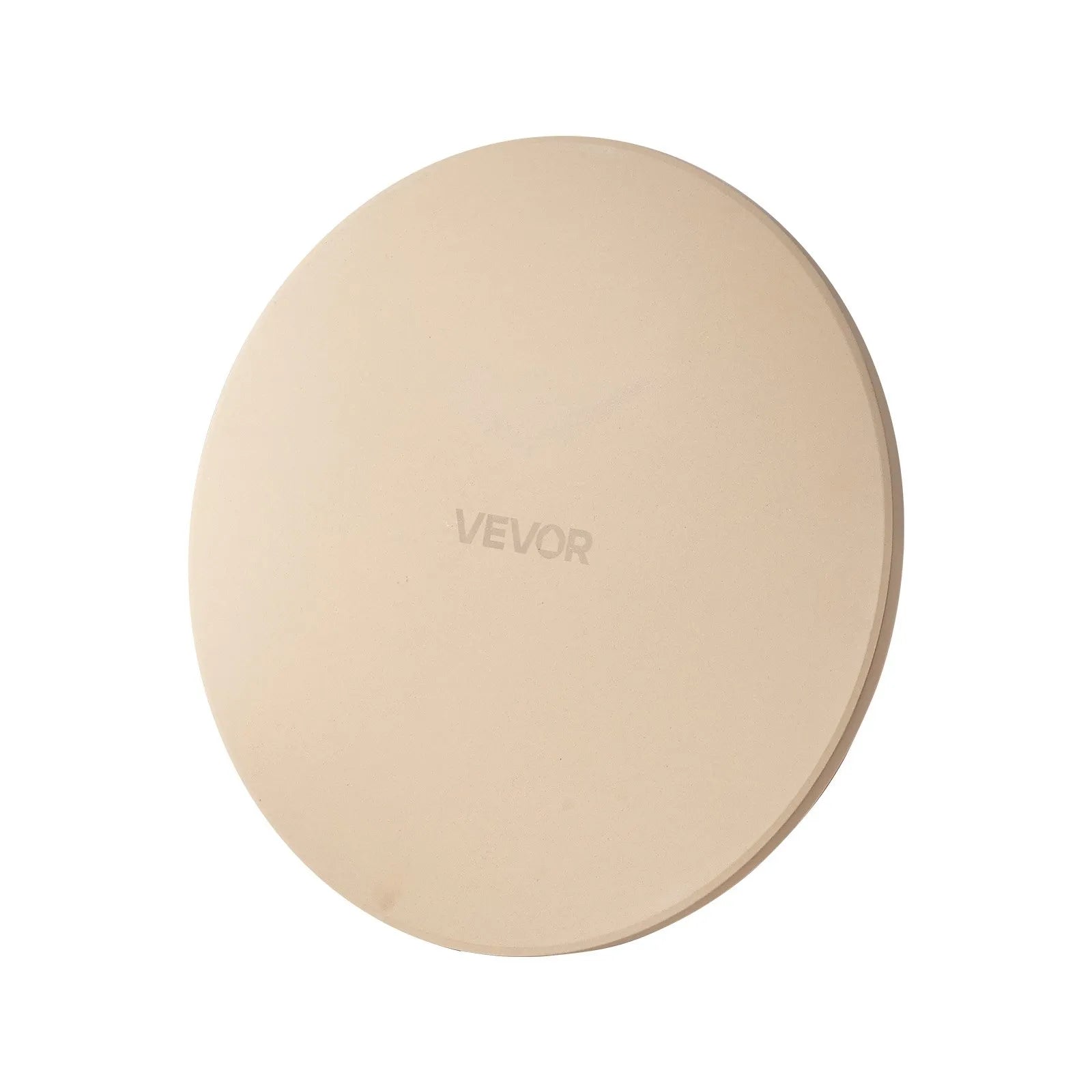 VEVOR Pizza Stone, 15 in Round Cordierite Pizza Stone, Extra Large Baking-Stone with Aluminum Peel, 0.67 in Thickness Heat-Resistant Cooking Cordierite, for Kitchen Oven, Baking Pizzas, BBQ Grilling 
