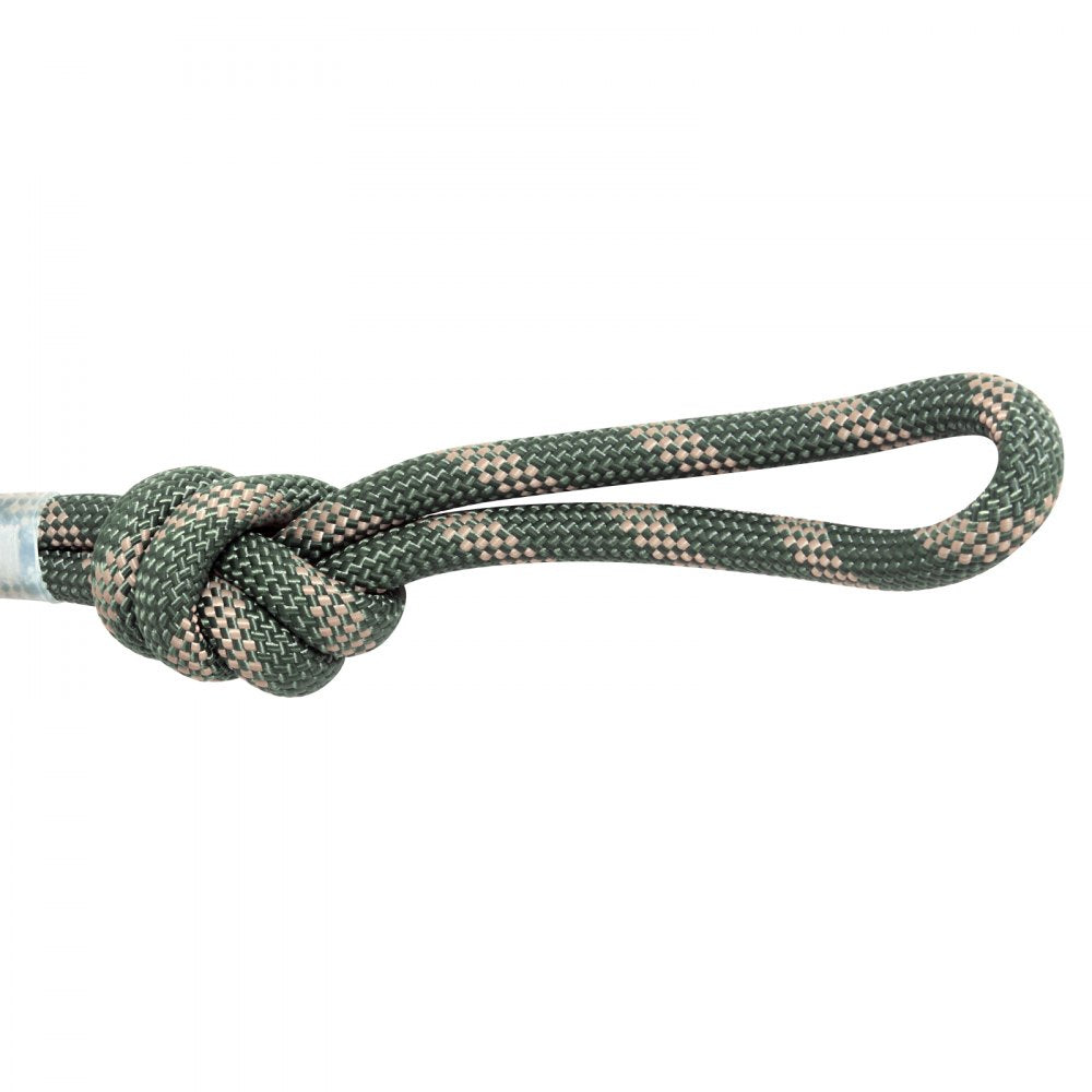 VEVOR Tree Stand Safety Rope, 9 ft/27.43M Treestand Lifeline Rope 30KN Breaking Tension, 0.6'' Hunting Safety Line with Prusik Knot, 2pcs Carabiner and Silencer, for Treestrap and Climbing 