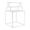 VEVOR Towel Rack 8-Bar Outdoor PVC Towel Holder for Poolside Spa Bathroom White