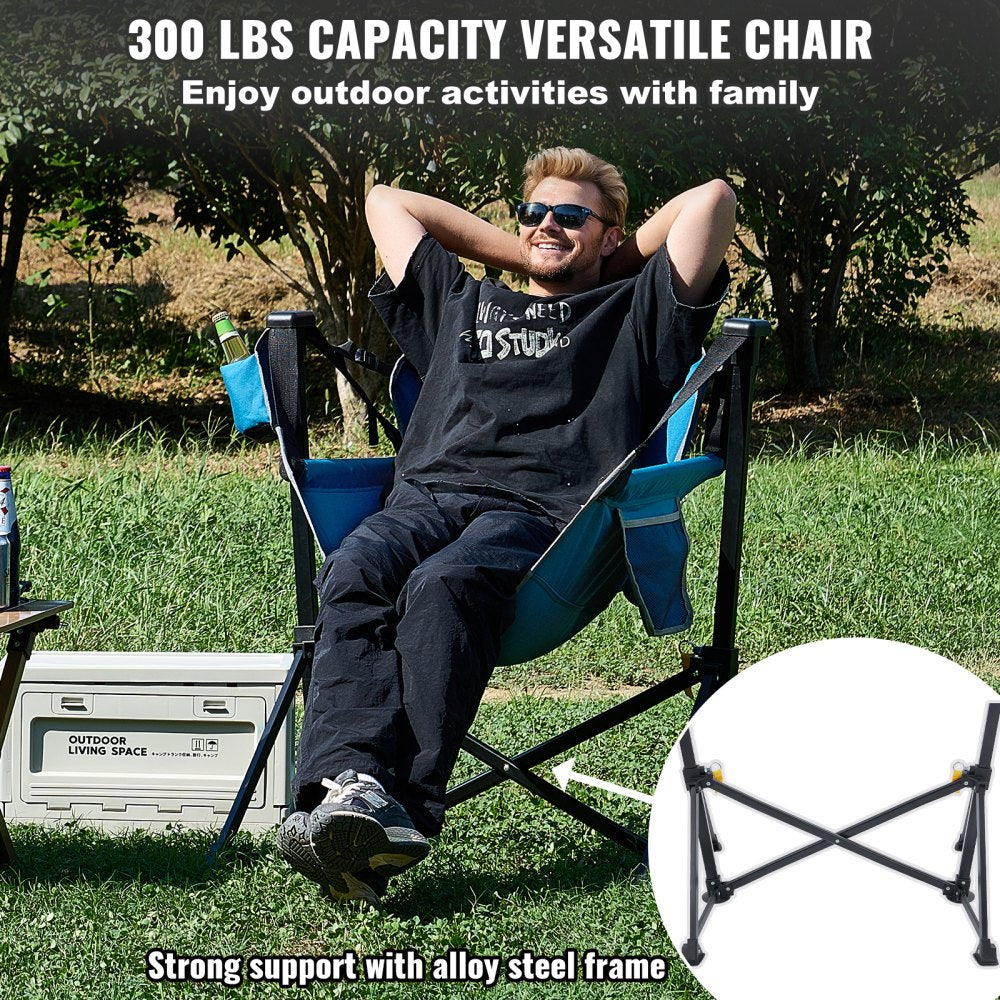 VEVOR Camping Chair Hammock Chair 300 lbs Load Capacity Hammock Folding Chair 
