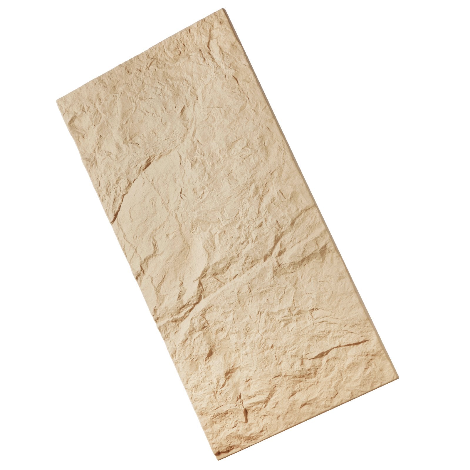 VEVOR 3D Wall Panels 4 Pack 48x24'' PU Stone-Look 32 Sq.Ft Coverage Stone Yellow 