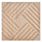 VEVOR 3D Slat Wall Panels 12-Pack 19.7x19.7'' PVC 32 Sq.Ft Coverage Light Wood