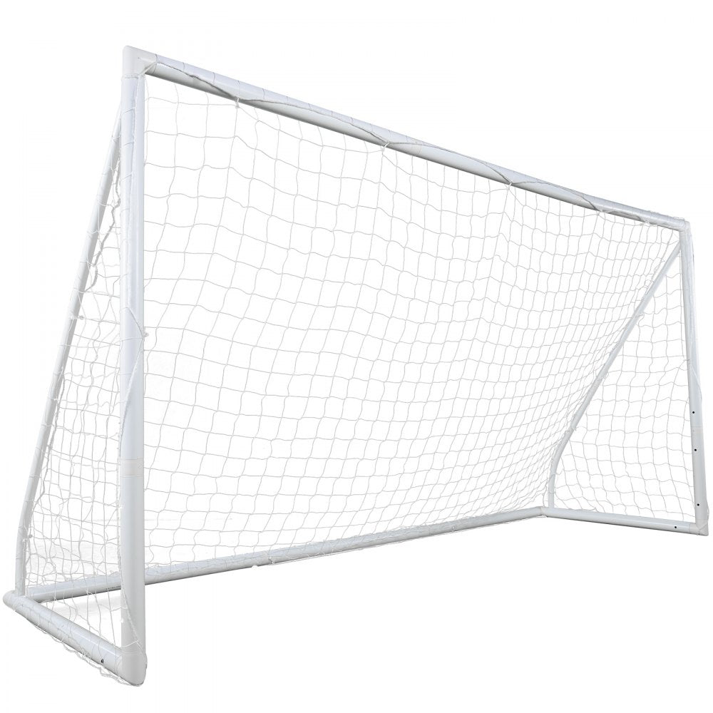VEVOR Portable Soccer Goal, 12x6 ft Soccer Net, Adults Kids Backyard Soccer Net, Large Practice Soccer Net, Youth Training Soccer Goal Set, All-Weather Outdoor Soccer Goals with Carry Bag, 1 Pack 