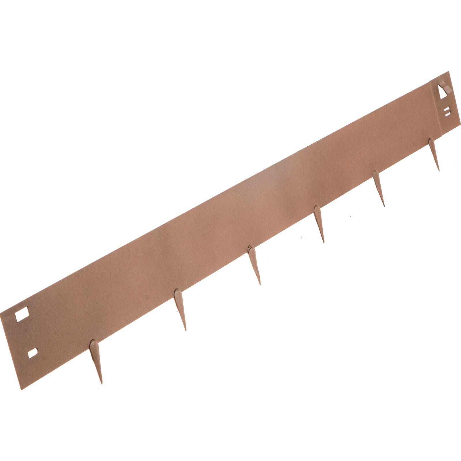 VEVOR Steel Lawn Edging Metal Landscape Edging 5PCS 4"x39" Brown Garden Border 