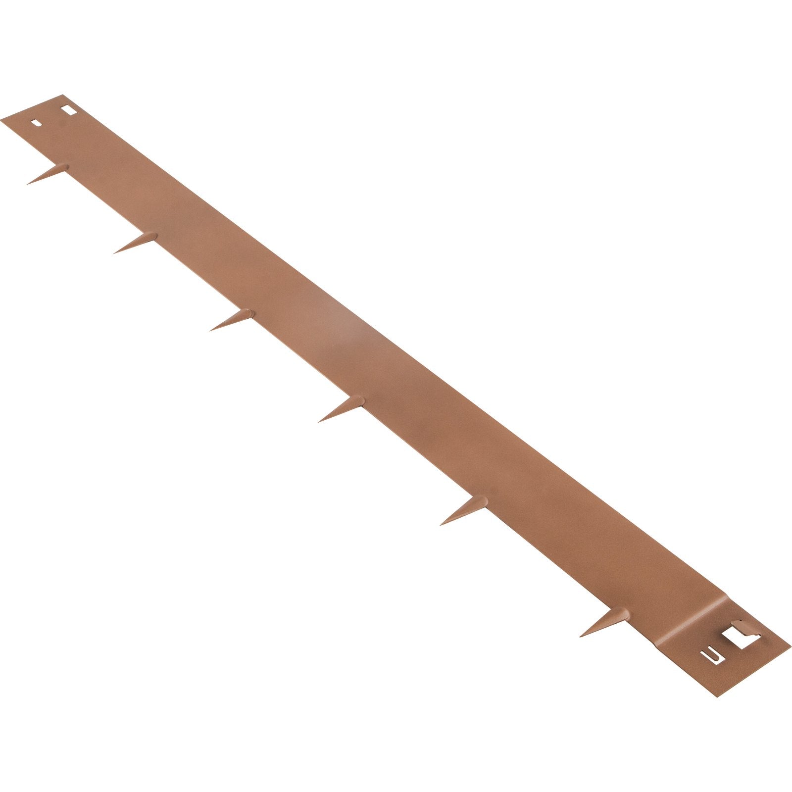 VEVOR Steel Lawn Edging Metal Landscape Edging 5PCS 4"x39" Brown Garden Border 