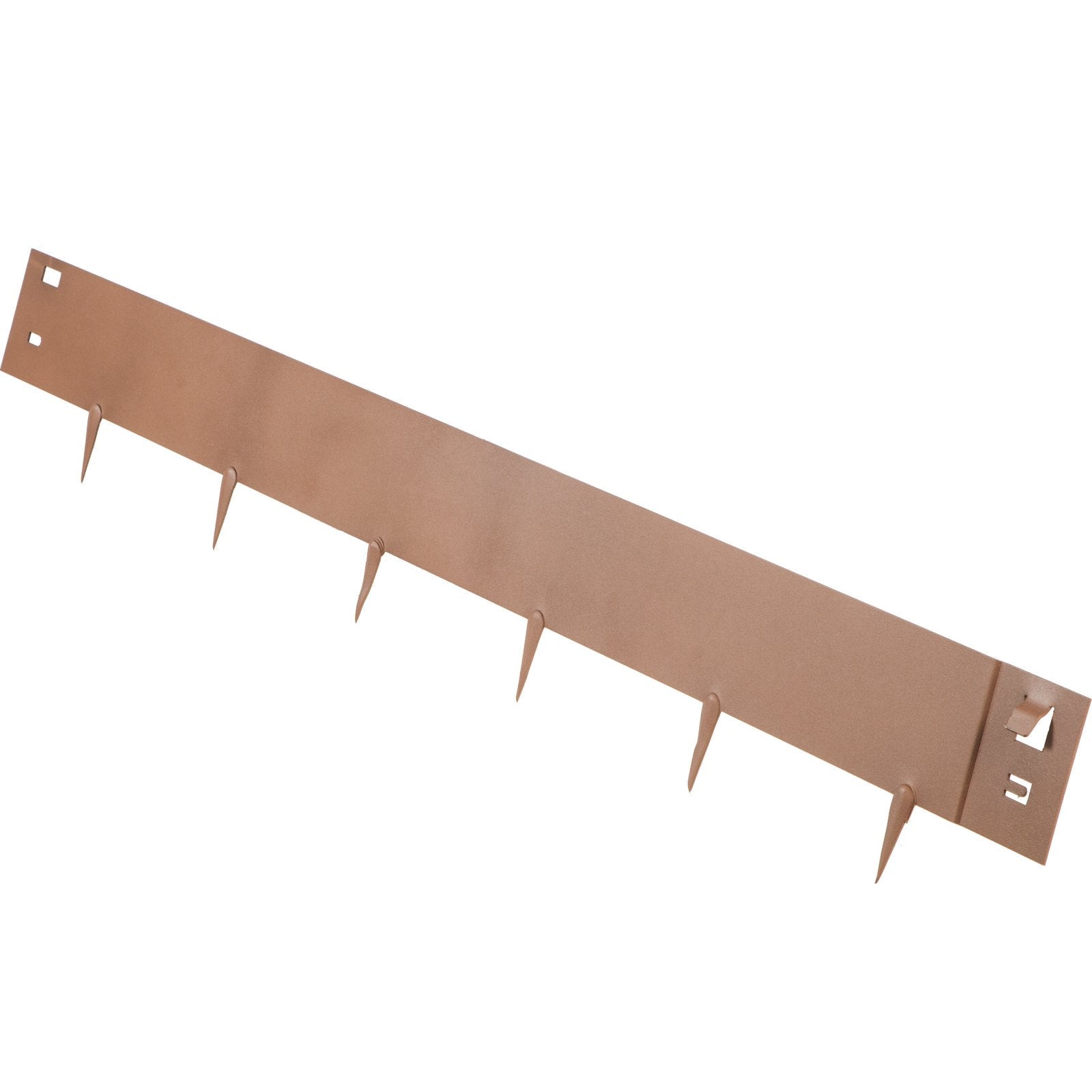VEVOR Steel Lawn Edging Metal Landscape Edging 5PCS 4"x39" Brown Garden Border 