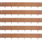 VEVOR Steel Lawn Edging Metal Landscape Edging 5PCS 5