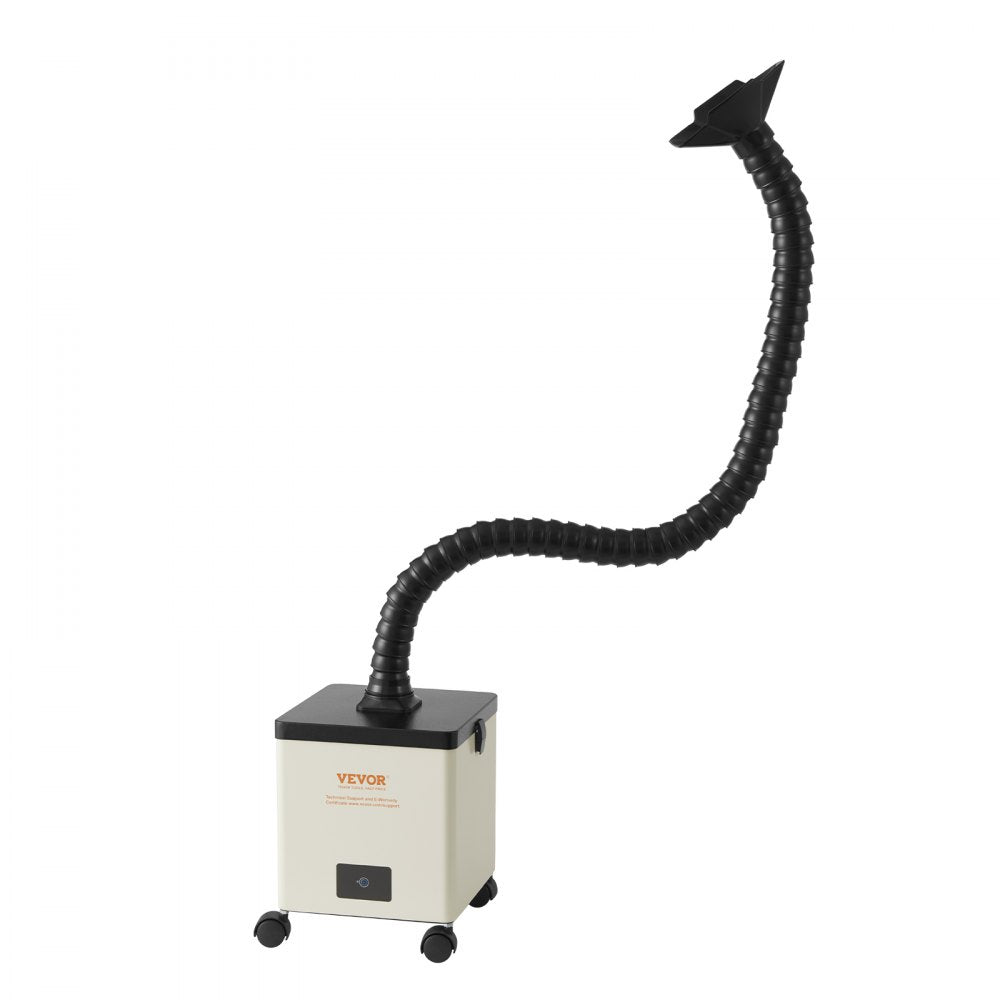 VEVOR Solder Fume Extractor, 100W Soldering Smoke Extractor with 3-Stage Filters, 240 m³/h Strong Suction Smoke Absorber and Purifier for Soldering, Engraving, DIY Welding, Salon 