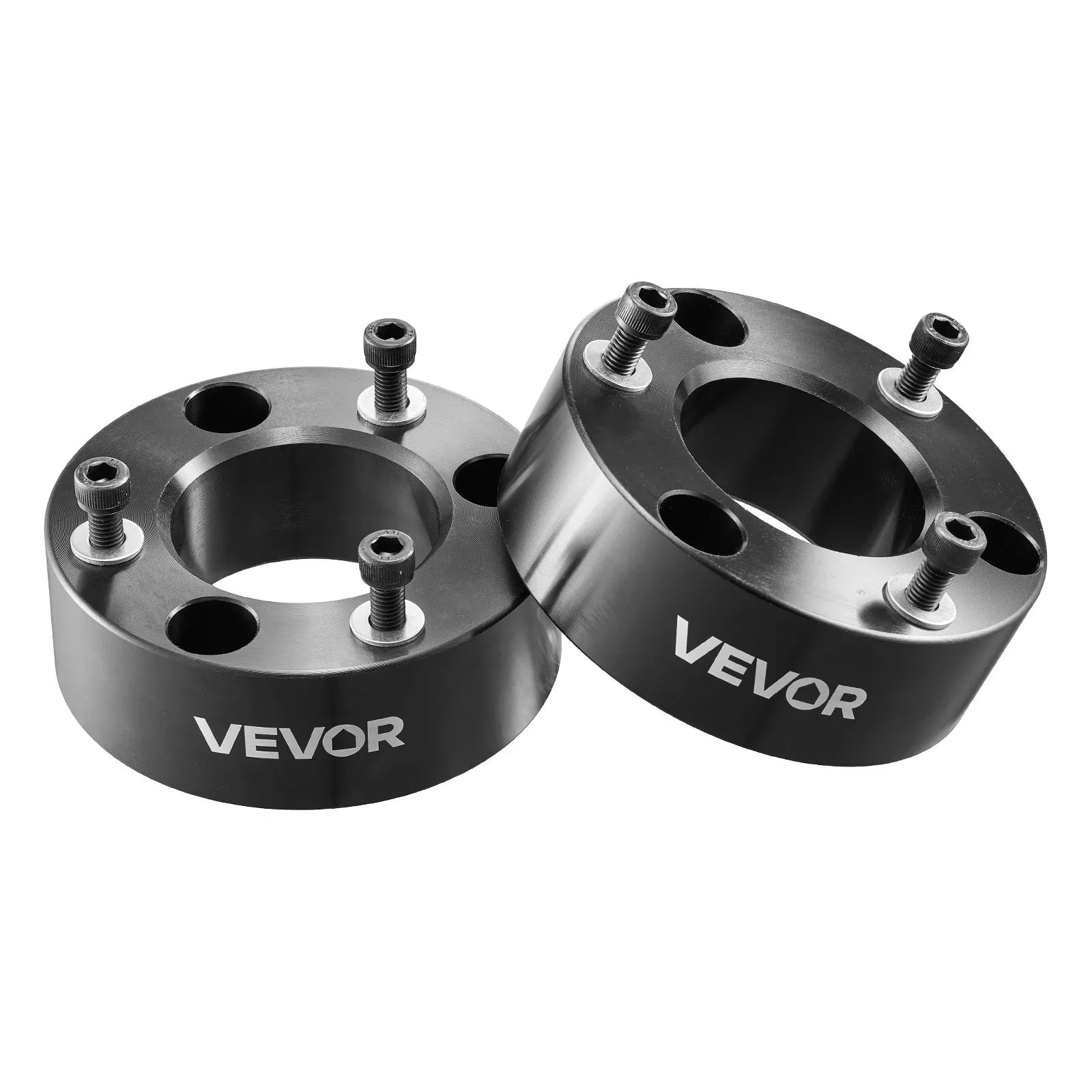 VEVOR 3 Inch Front Leveling Lift Kit for 2007-2024 Silverado 1500 2WD/4WD, 2007-2024 Sierra 1500 2WD/4WD (New Body Style), Chassis Level Kit with 2PCS Heavy Forged Aluminum Suspension Strut Spacers 