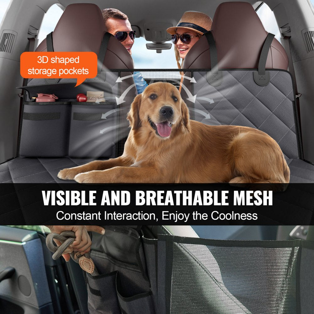 VEVOR 54 x 24 in Dog Car Seat Cover for Back Seat Waterproof 600D for Cars 