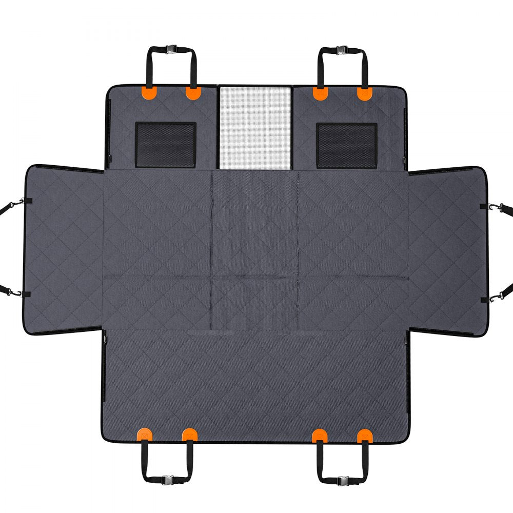 VEVOR 57.4 x 30.3 in Dog Car Seat Cover for Back Seat Waterproof 600D for Truck 