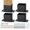 VEVOR 6x6 Post Base 4 Pcs, Inner Size 5.6