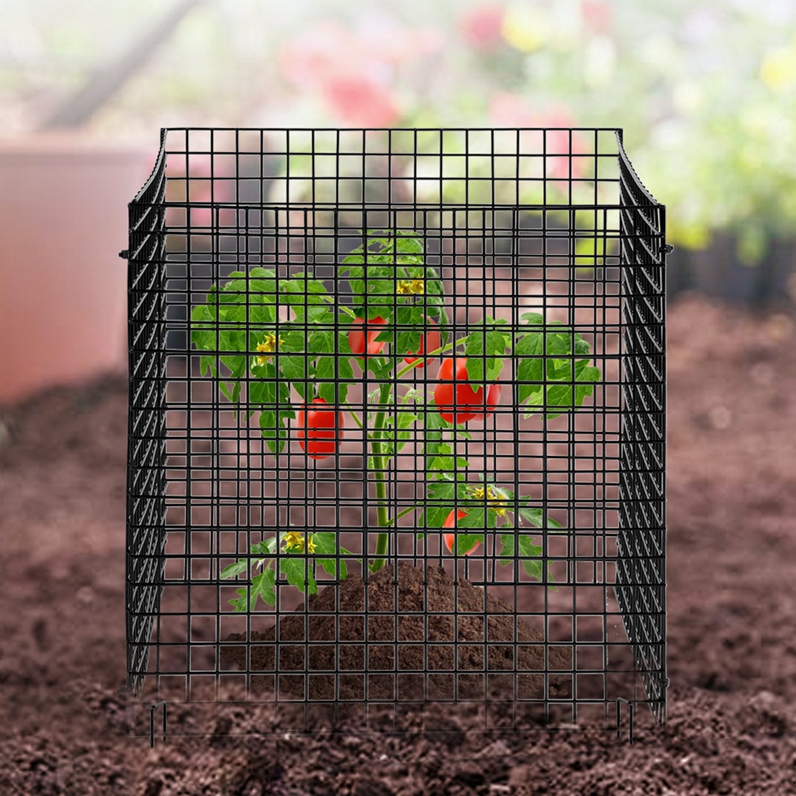 VEVOR 10 Pack Plant Protector from Animals 12'' x 12'' Plant Cage for Vegetables 