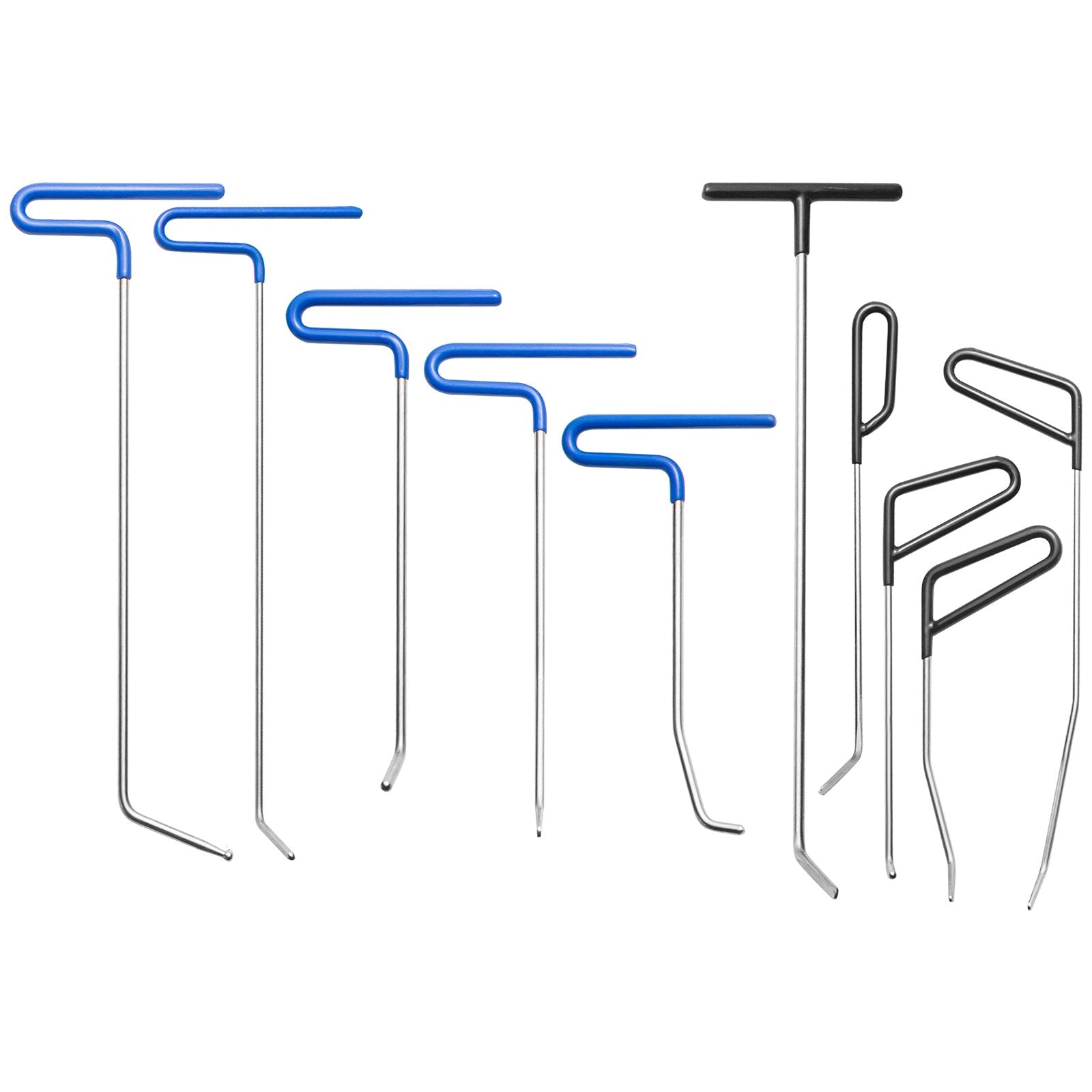 VEVOR Paintless Dent Removal Rods, 89 PCS Paintless Dent Repair Tools, Golden Lifter Puller Car Dent Repair Kit, Glue Puller Tabs Dent Puller Kit for Auto Dent Removal, Minor Dents, Door Dings 