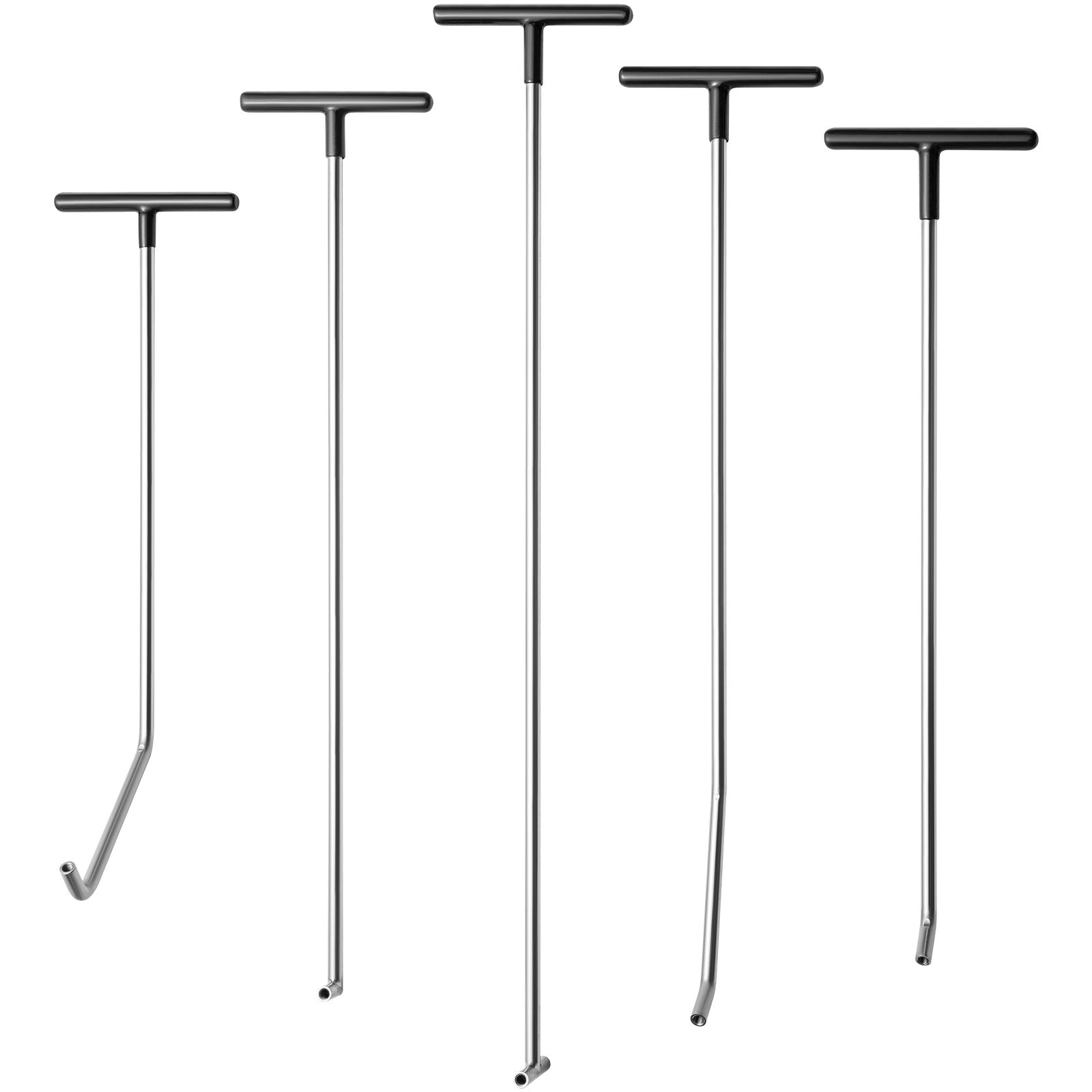 VEVOR Rods Dent Removal Kit, 13 Pcs Paintless Dent Repair Tool, 5 Pcs Stainless Steel Dent Rods, 8 Pcs Tapper Heads, Professional Hail Dent Removal Tool for Minor Dents, Door Dings and Hail Damage 