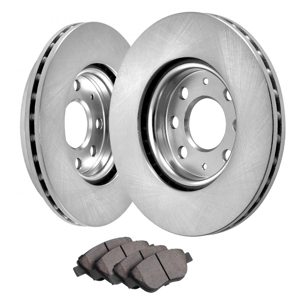 VEVOR Front Ceramic Brake Pads & Rotors Kit for Vauxhall Adam Corsa D Hatchback 