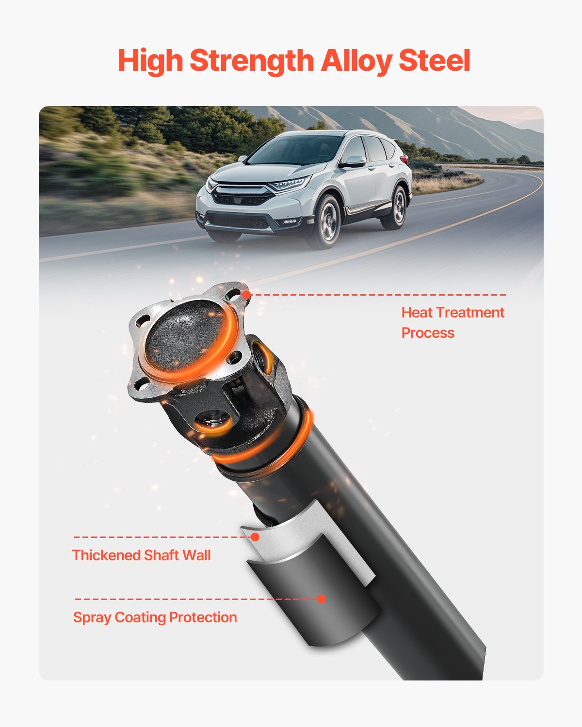 VEVOR Rear Drive Shaft Assembly Compatible with 1997-2001 Honda CR-V 2.0L L4 4WD 