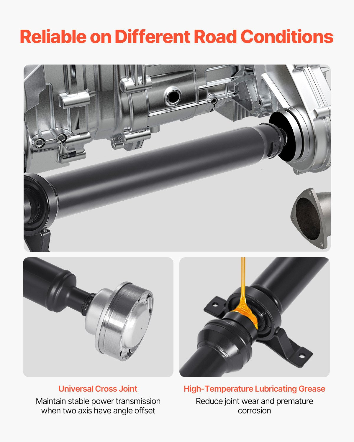 VEVOR Rear Prop Drive Shaft Compatible with 2015-2019 Dodge Challenger V6 3.6L 