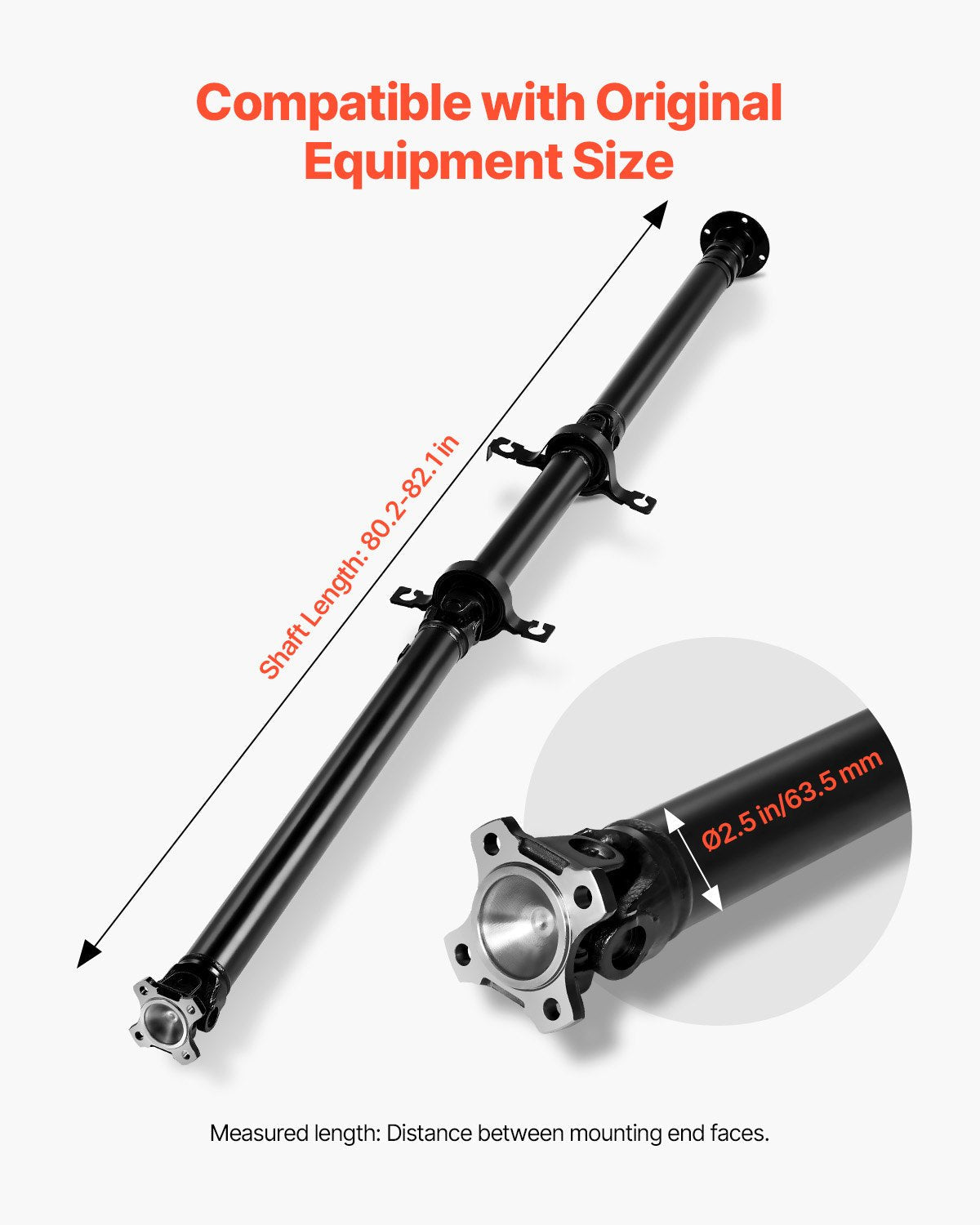 VEVOR Rear Drive Shaft Assembly Compatible with 2007-2008 Ford Edge/Lincoln MKX 