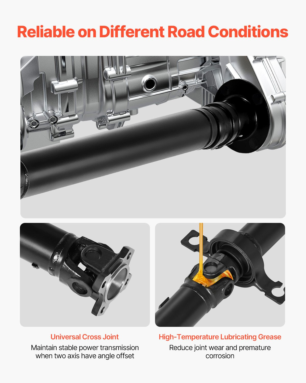 VEVOR Rear Drive Shaft Assembly Compatible with 2007-2008 Ford Edge/Lincoln MKX 