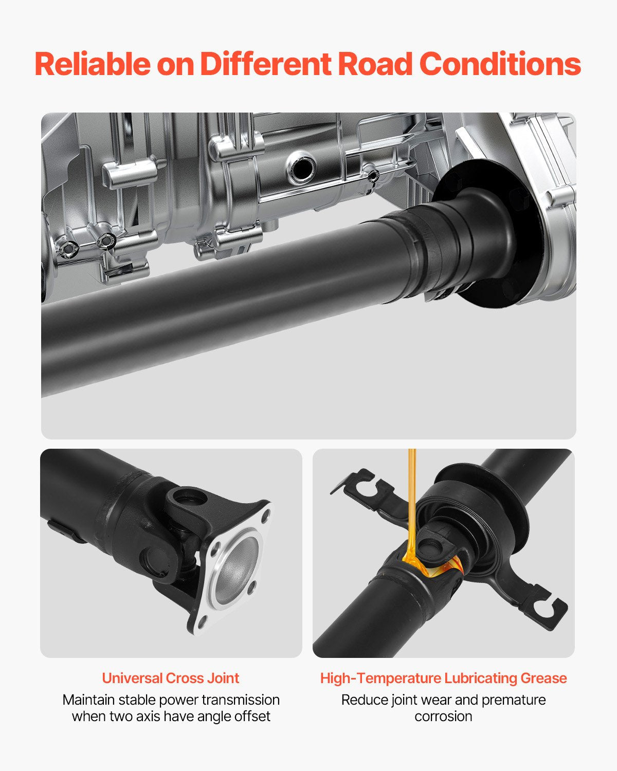 VEVOR Rear Drive Shaft Assembly Compatible with 2007-2014 Ford Edge/Lincoln MKX 
