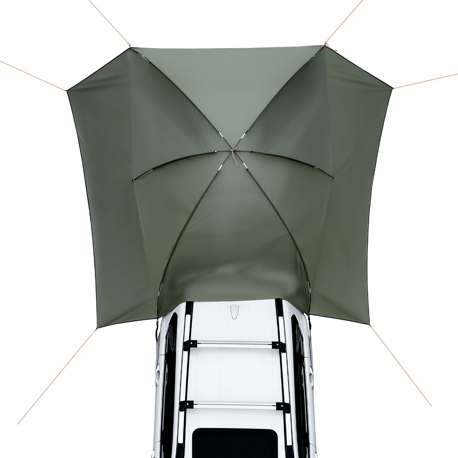 VEVOR Vehicle Awning, Large 10' x 7' Shade Coverage Car Side Awning, PU2000mm UV50+ Car Awning with Extended Side Canopies and Portable Storage Bag, Suitable for Truck, SUV, Van, Campers 