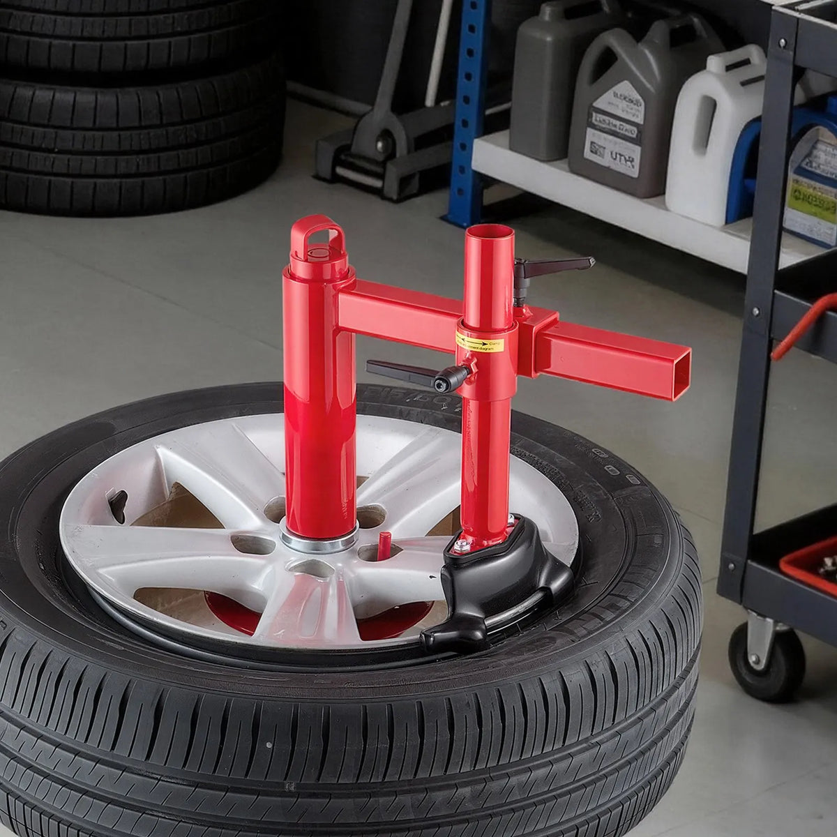 Manual Tire Changer & Duck Head Adapter Kit – Tire Mounting and Demounting Tools