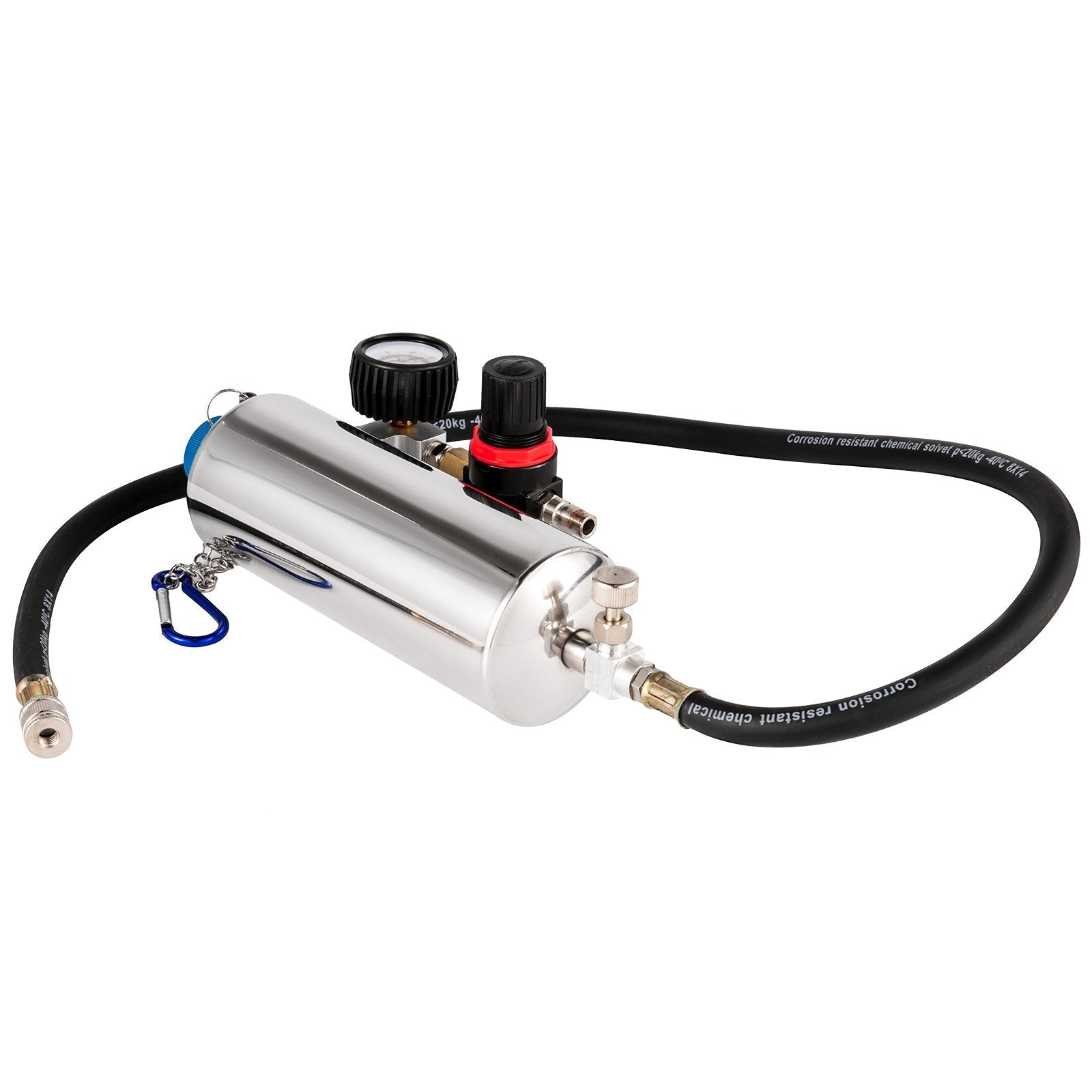 VEVOR Auto Non-Dismantle Fuel System Injector Cleaner, for Petrol EFI Throttle, Cleaning Kits for the Power Supply, Excellent Valves, Tester Supply System, 0-140 PSI 