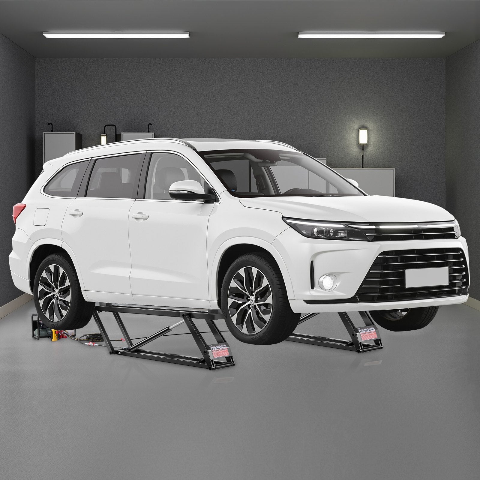 VEVOR 7000 lbs Car Lift Adjustable Car Lifts with Remote Control for Home 
