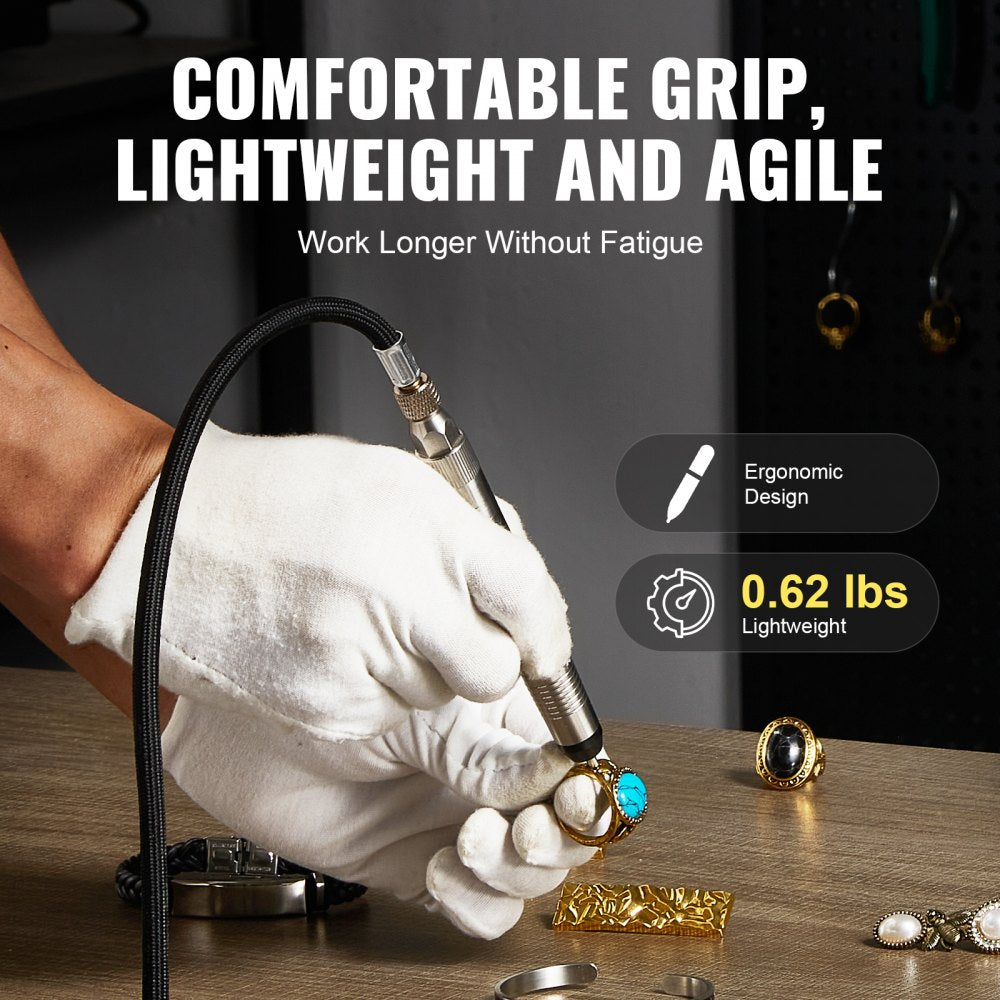 VEVOR Pneumatic Engraving Pen Air Scribe 1/4" Micro Grinder Pencil Carving Tool 