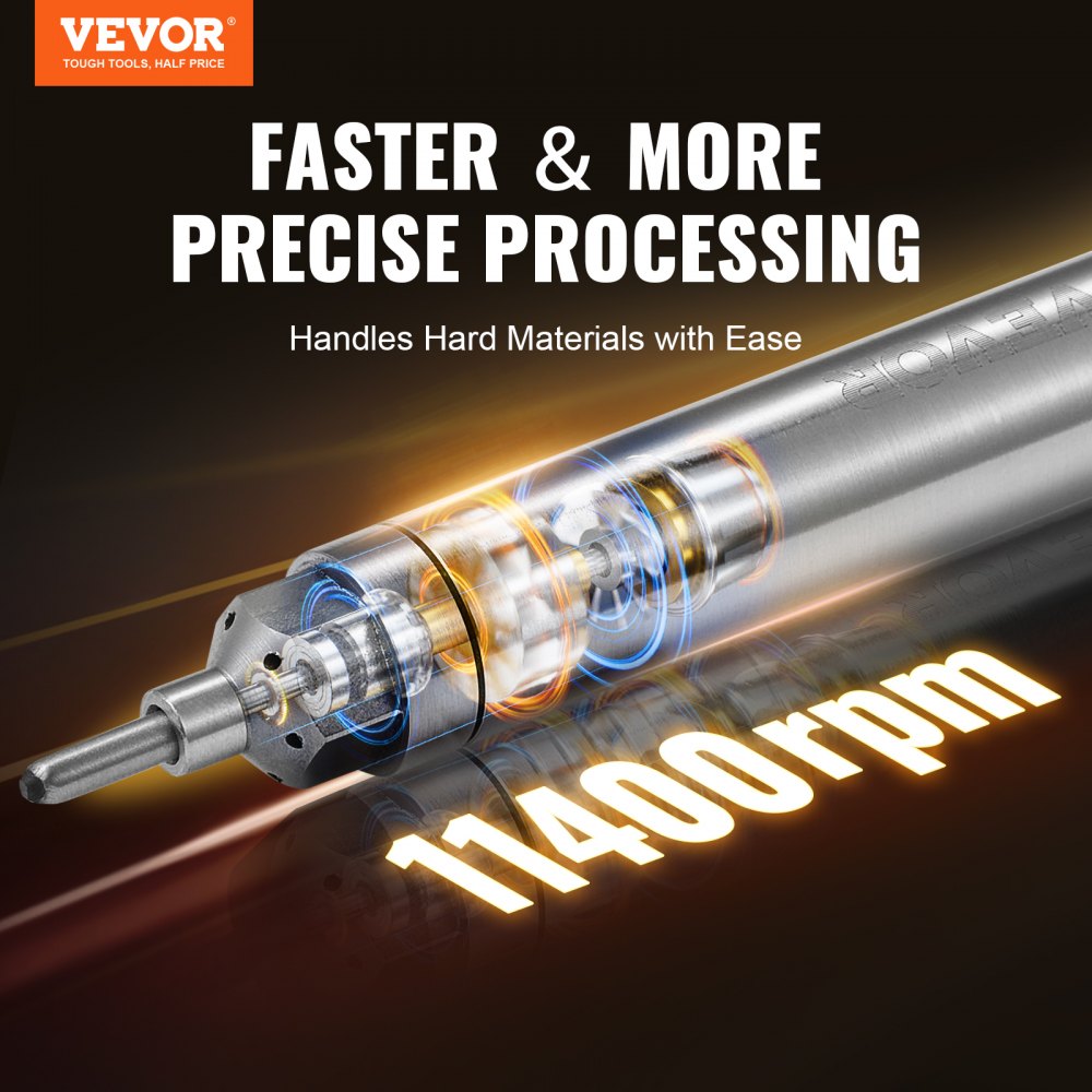 VEVOR Pneumatic Engraving Pen Air Scribe 1/8" Micro Grinder Pencil Carving Tool 