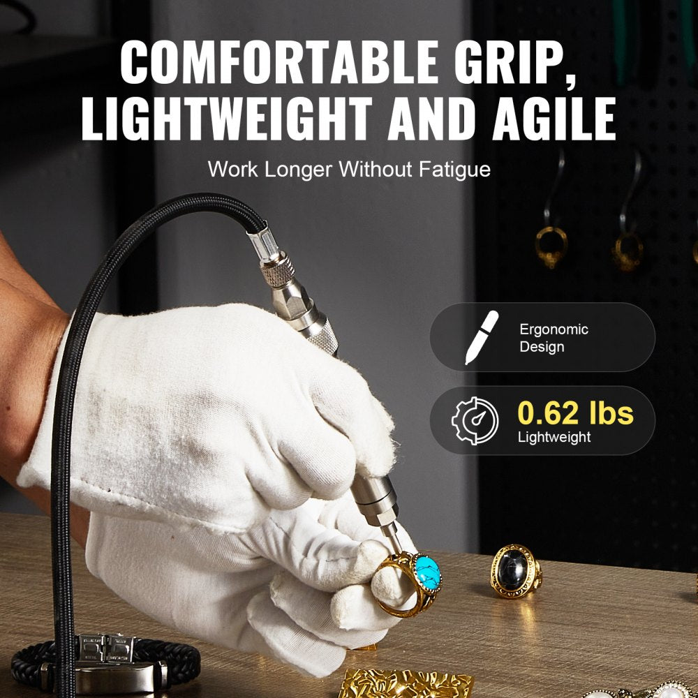 VEVOR Pneumatic Engraving Pen Air Scribe 1/8" Micro Grinder Pencil Carving Tool 