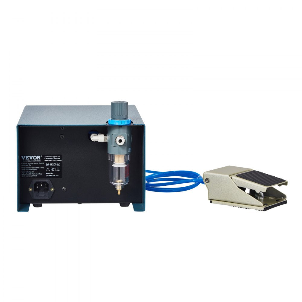 VEVOR Pneumatic Engraver 1200-6000 RPM Dual Ended Pneumatic Engraving Machine 