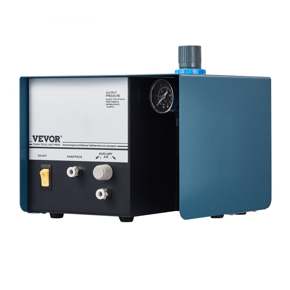 VEVOR Pneumatic Engraver 28000 RPM 80W Single Ended Pneumatic Engraving Machine 