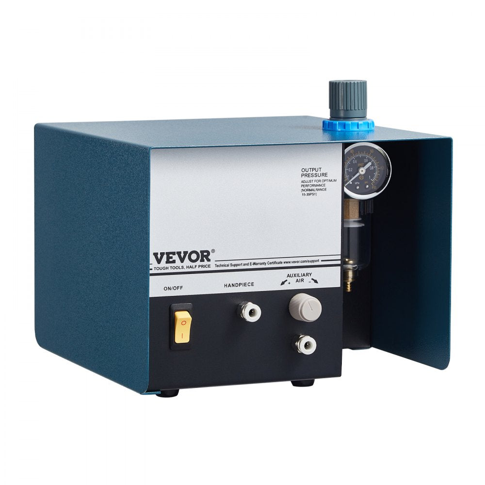 VEVOR Pneumatic Engraver 28000 RPM 80W Single Ended Pneumatic Engraving Machine 