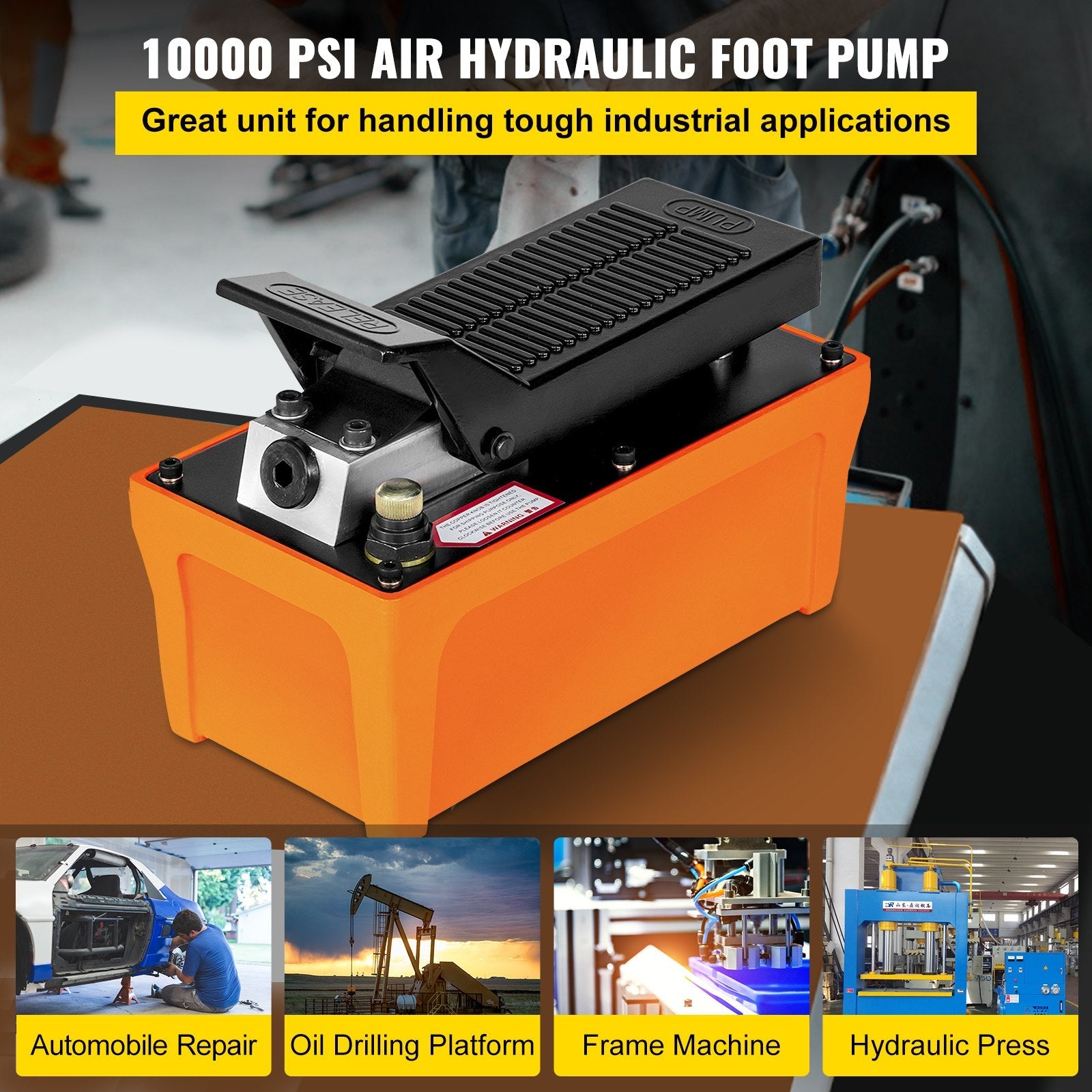 Hydraulic foot pump Hydraulic pump 700bar Air foot pump with hose 