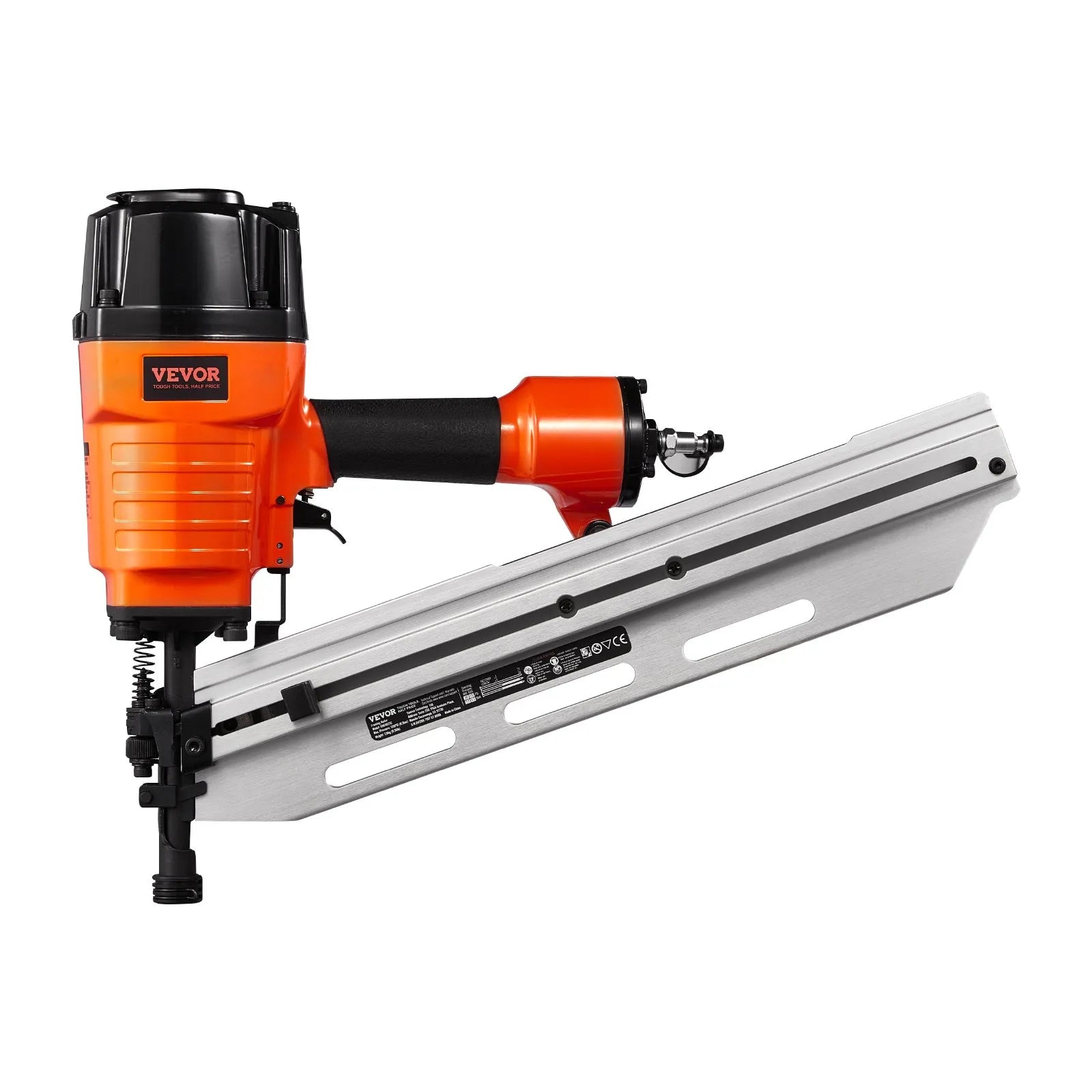 VEVOR Framing Nailer 2" to 3-1/2" 21° Full Round Head Pneumatic Framing Nail Gun