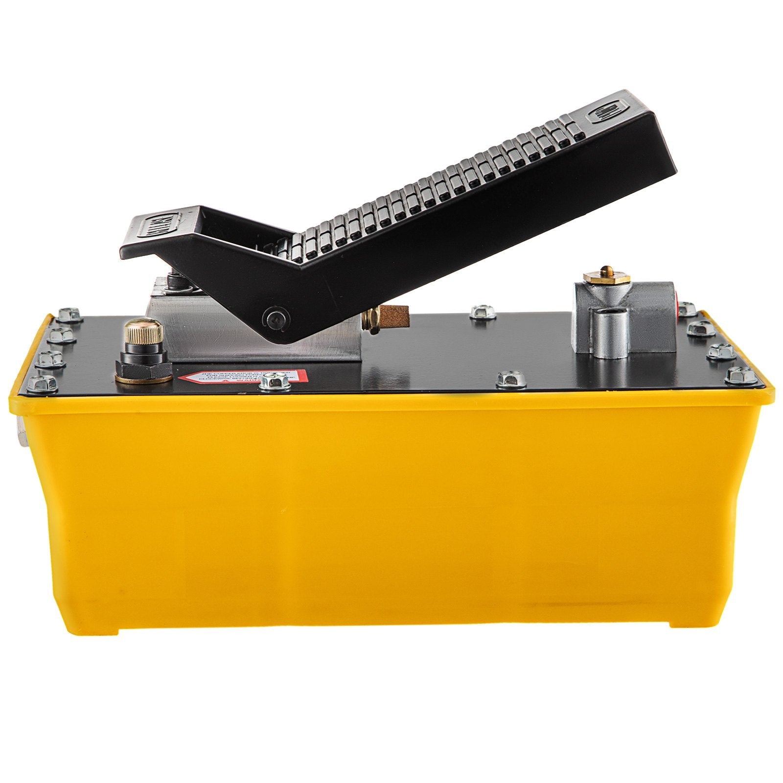 VEVOR Air Hydraulic Pump, 10,000 PSI Hydraulic Foot Pump, 1/2 Gal Reservoir Foot Operated Air/Hydraulic Pump, with Hose and Spray Gun for Heavy Machinery Rigging, Auto Repair, Auto Body Frame Machines 