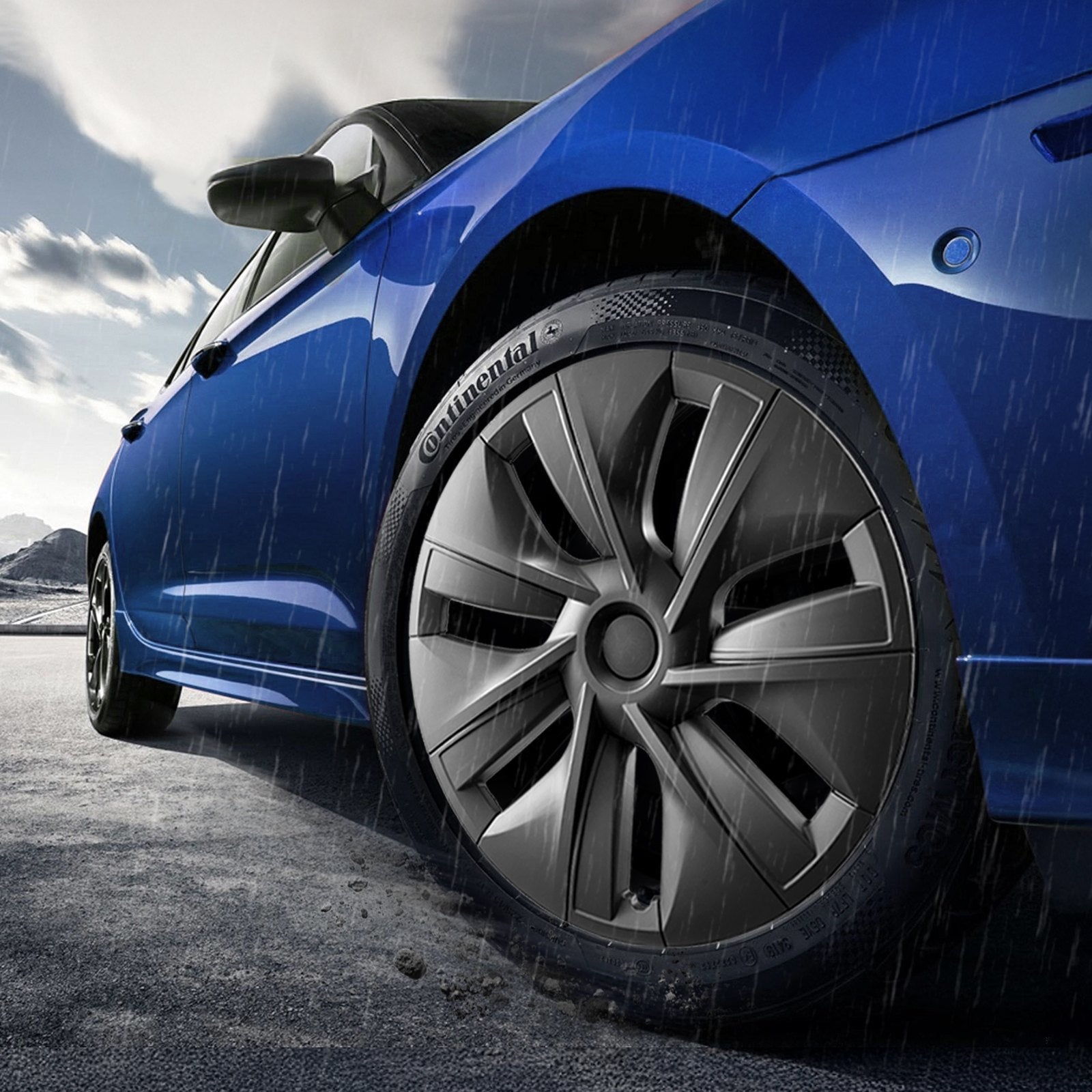 VEVOR 19" Wheel Rim Cover for 2020-2023 Model Y Hubcap with Valve Nozzle Hole 