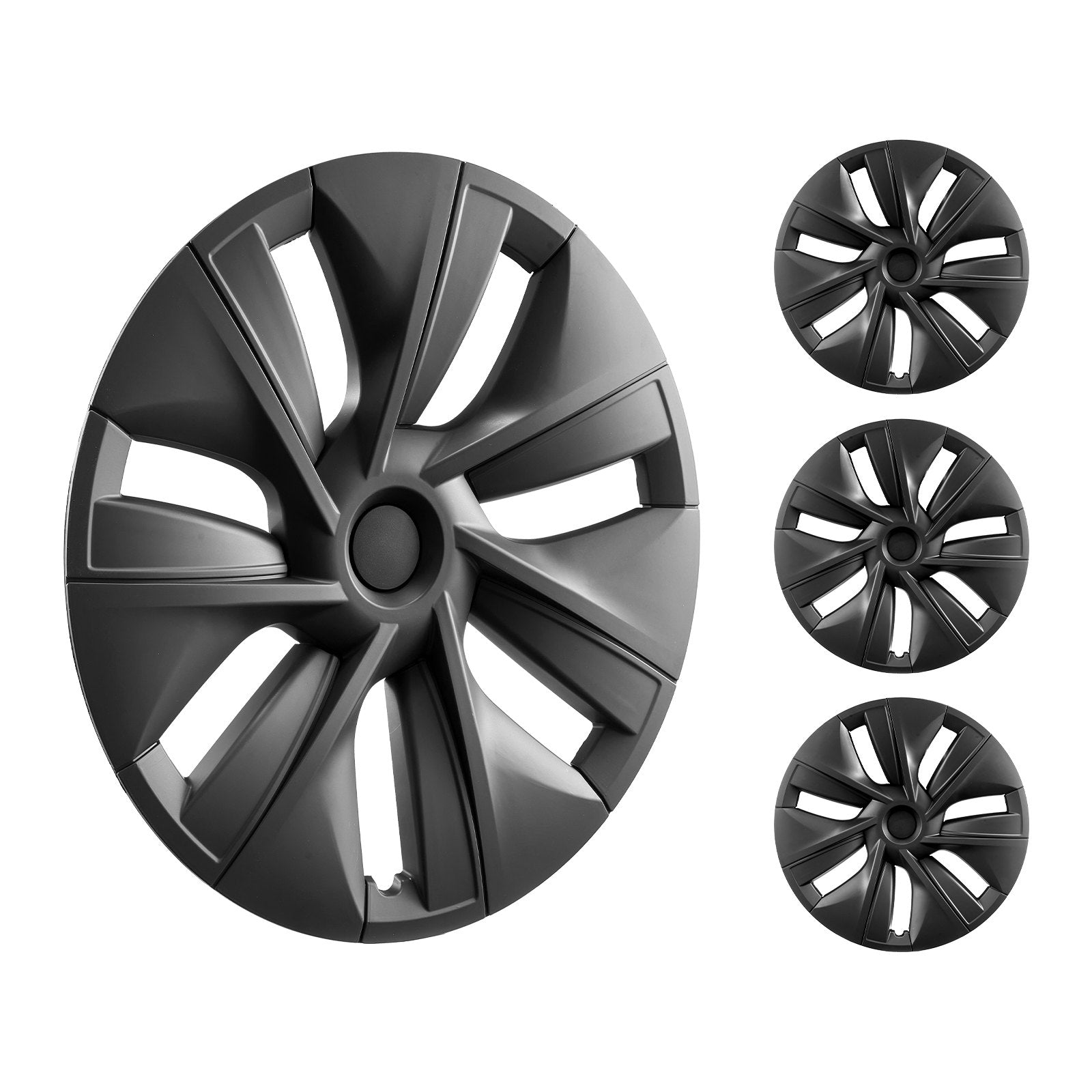 VEVOR 19" Wheel Rim Cover for 2020-2023 Model Y Hubcap with Valve Nozzle Hole 