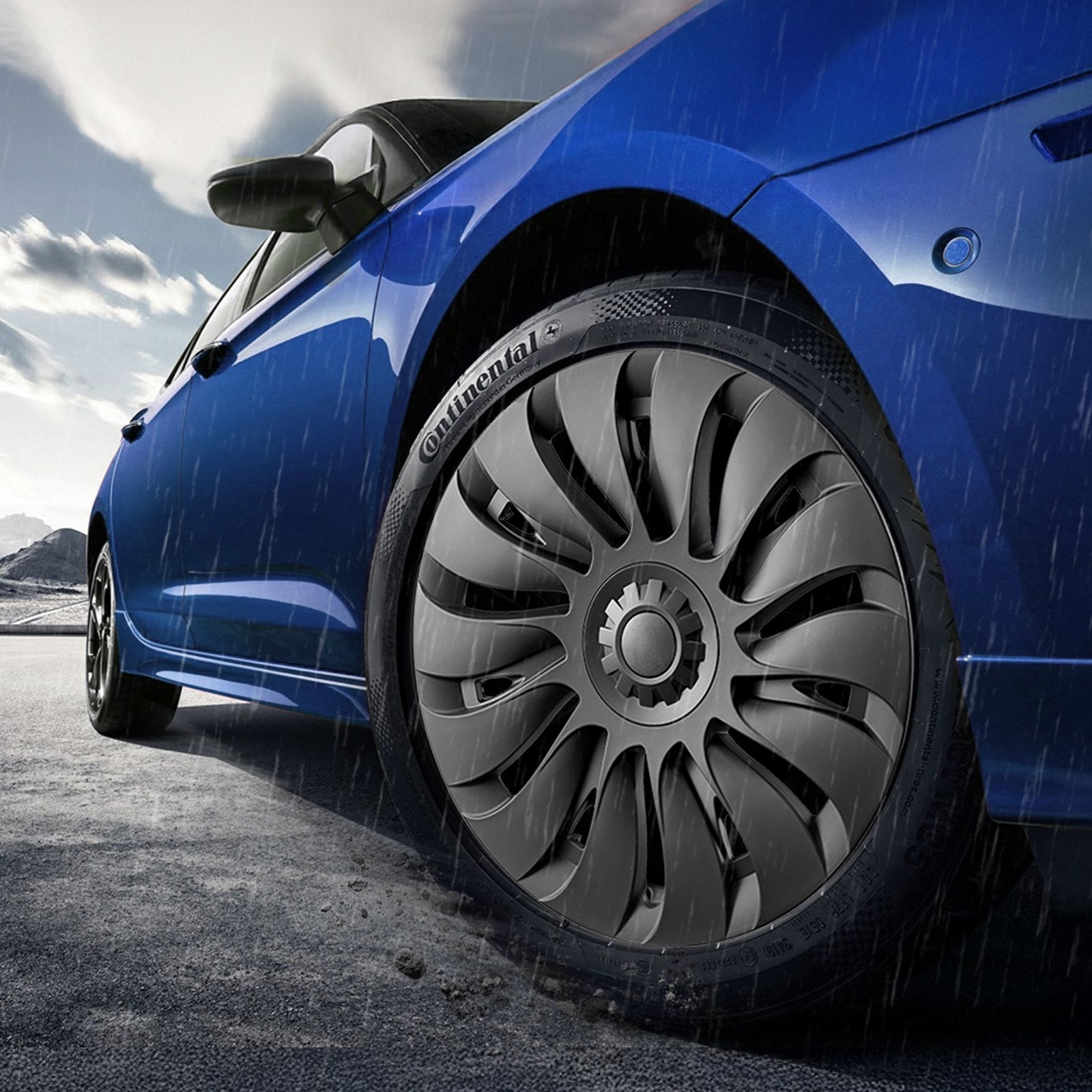 VEVOR 19" Wheel Rim Cover for 2021-2023 Model Y Hubcap with Valve Nozzle Hole 