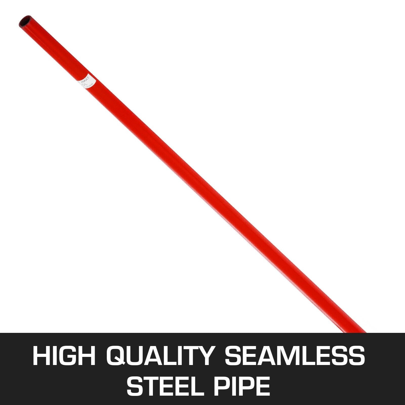 3t Pry Lever Bar 6600lbs Capacity Steel Pry Lever Bar W/wheels 5' Length Handle 