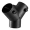 VEVOR 3-Inch Diesel Heater Duct Connector, Y Branch Air Vent Duct with Dual 90° Adjustable Valves, 3-Way Black Joint Connector for 2KW, 5KW, 8KW Diesel Heaters