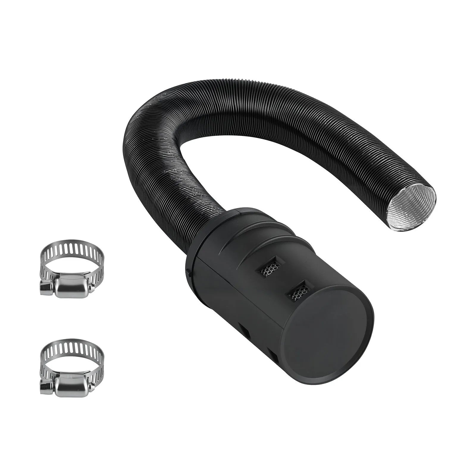 VEVOR Diesel Heater Intake Pipe Kit, 0.98 Inch Car Air Parking Heater Ducting Hose, Stretchable & Bendable Air Intake Filter Silencer for 2KW, 5KW, 8KW Diesel Heaters 