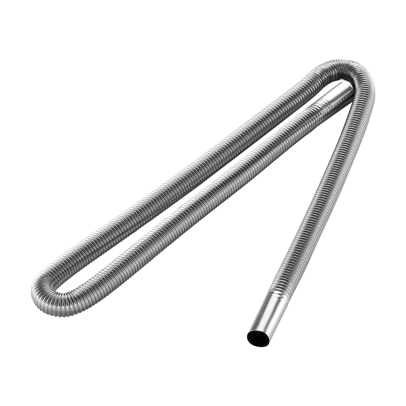 VEVOR Diesel Heater Exhaust Hose, 58.7 inch Stainless Steel Flexible Pipe with 2 Clamps for 2KW/5KW/8KW Diesel Heaters 