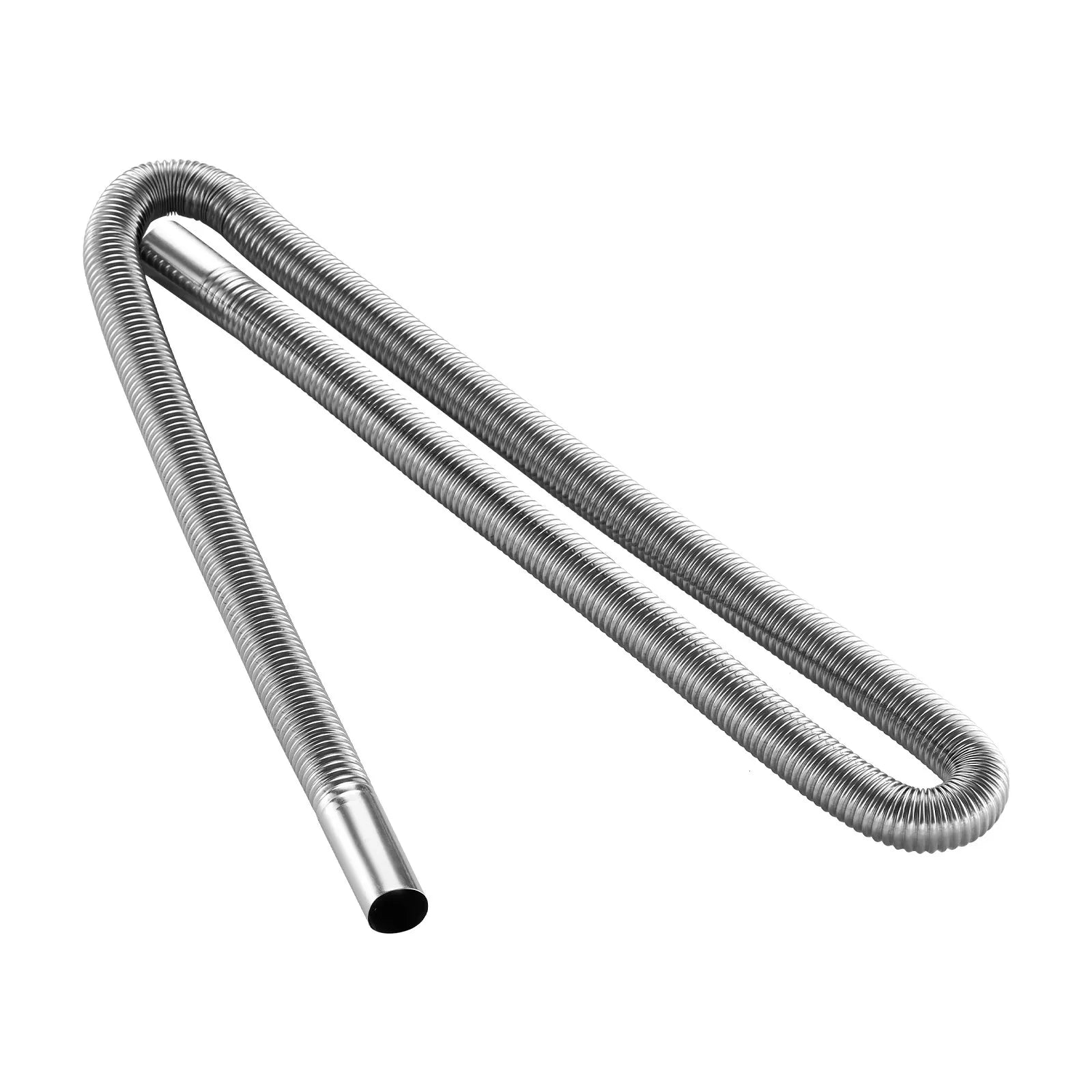 VEVOR Diesel Heater Exhaust Hose, 58.7 inch Stainless Steel Flexible Pipe with 2 Clamps for 2KW/5KW/8KW Diesel Heaters 