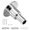 VEVOR Thru Hull Exhaust Skin Fitting – 0.94 Inch Straight Diesel Heater Exhaust Kit with Screws, Nuts & Gasket, 316 Stainless Steel
