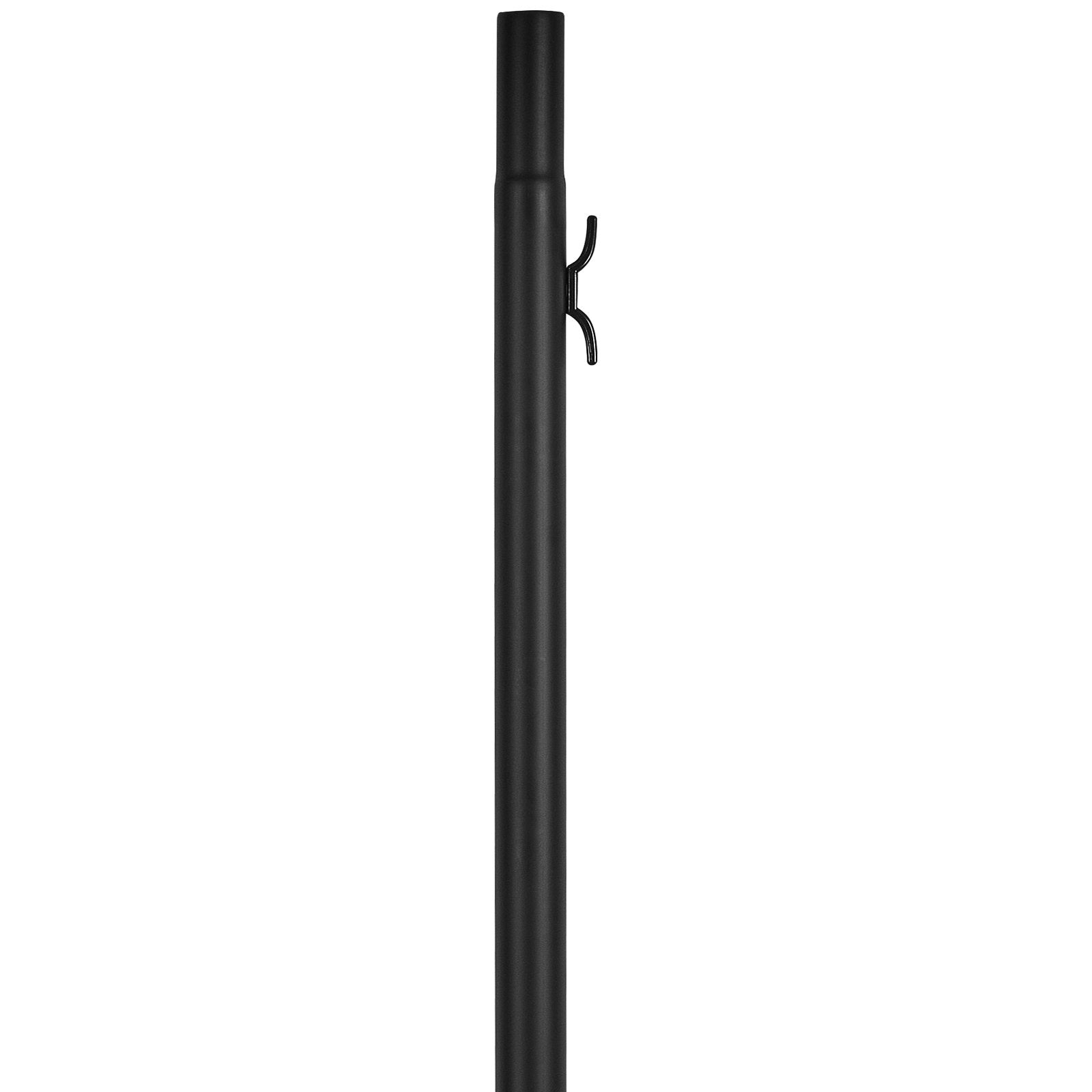 VEVOR 30FT Detachable Flagpole Kit Heavy Duty Aluminum Flag Pole Black 