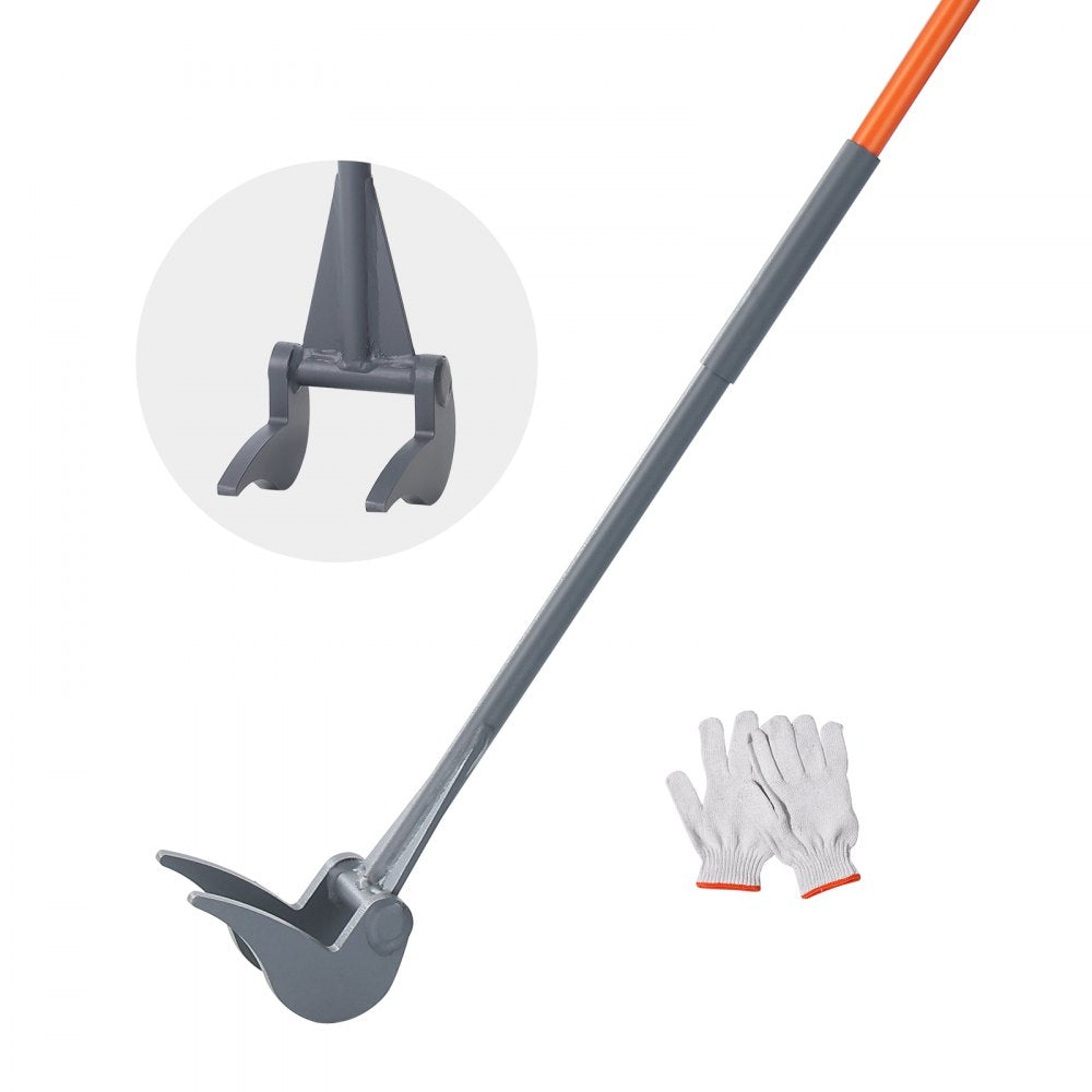 VEVOR Pallet Buster, 50-Inch Handle, 2000 lbs Weight Capacity, Q235 Carbon Steel, Heavy Duty Deck Wrecker Demolition Wood Pallet Tool Breaker Pry Bar Puller for Efficient and Effortless Board Removal 