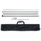 VEVOR Feather Flag Pole Kit Swooper Flag Pole Set 16.3 ft with A Ground Stake